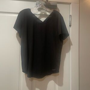 Eddie Bauer Classic Black Short Sleeve Tee size xl